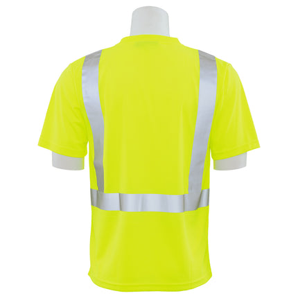 9006S CLASS 2 BIRDSEYE MESH SHORT SLV T-SHIRT