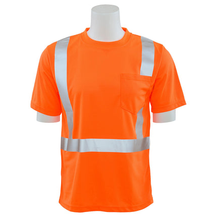 9006S CLASS 2 BIRDSEYE MESH SHORT SLV T-SHIRT