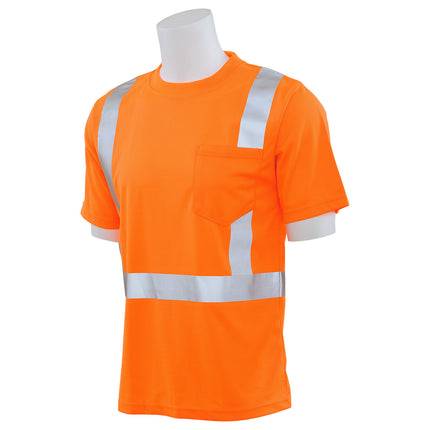 9006S CLASS 2 BIRDSEYE MESH SHORT SLV T-SHIRT