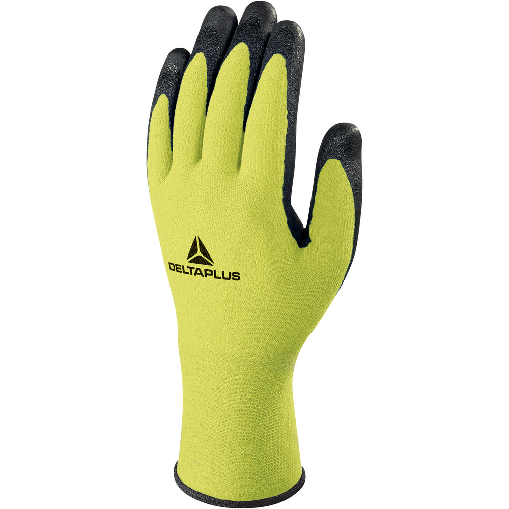 POLYESTER/SPANDEX KNITTED GLOVE - TPU/NITRILE FOAM COATED PALM