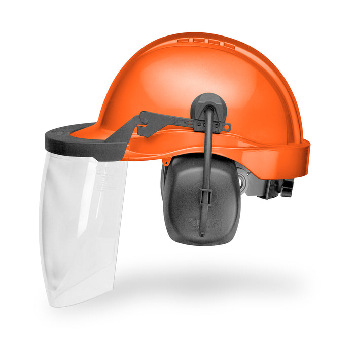 PROGUARD™ LOGGER SYSTEM COMBINES HEAD, FACE AND HEARING PROTECTION VENTED CU-30L-V