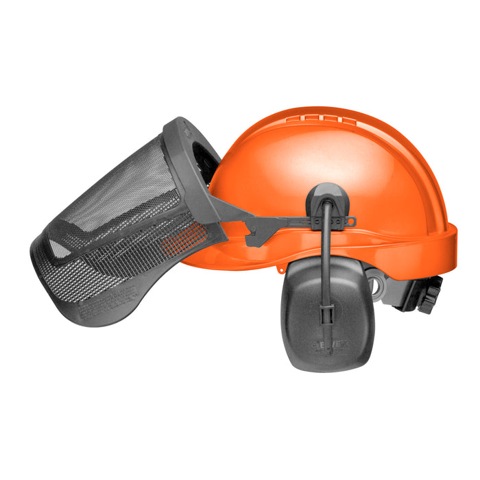 PROGUARD™ LOGGER SYSTEM COMBINES HEAD, FACE AND HEARING PROTECTION VENTED CU-30R-V