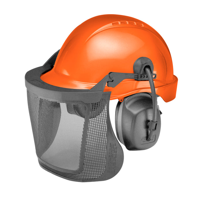 PROGUARD™ LOGGER SYSTEM COMBINES HEAD, FACE AND HEARING PROTECTION NON-VENTED CU-60-R