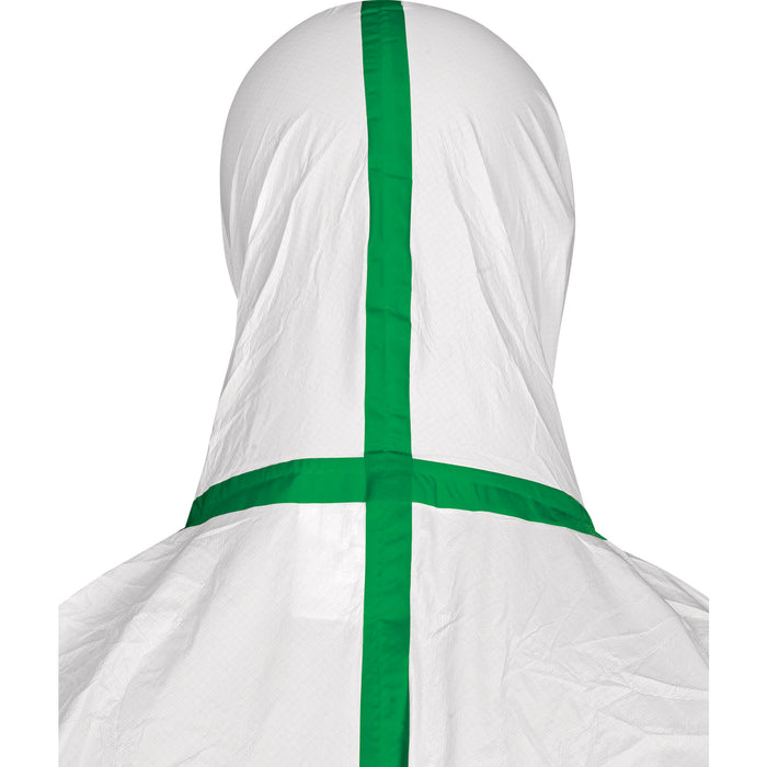 DELTATEK 5000 DISPOSABLE OVERALLS WITH HOOD - 4B TYPE - TAPED SEAMS