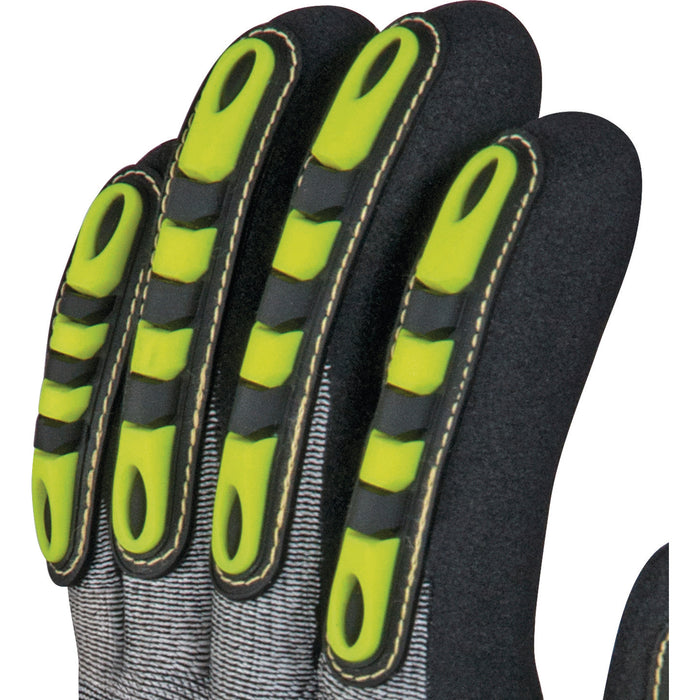 HIGH PERFORMANCE POLYETHYLENE KNITTED GLOVE - DOUBLE NITRILE-COATING PALM