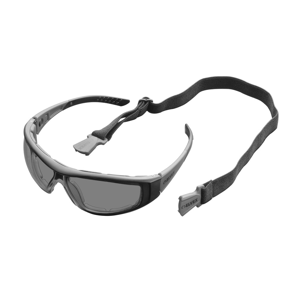 GO-SPECS II™ FLAME RESISTANT FOAM LINED EYEWEAR WITH TEMPLES AND FR FABRIC STRAP, SUPERCOAT™ ANTI-FOG