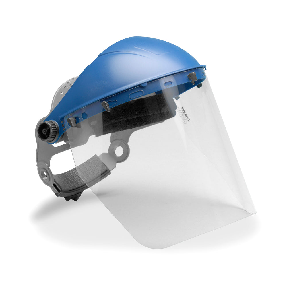 ULTIMATE™ HEADGEAR SYSTEM HG-80 WITH POLYCARBONATE FACE SHIELD, PIN-LOCK SUSPENSION AND HEAT TOLERANT BROWGUARD