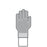 POLYESTER/SPANDEX KNITTED GLOVE - TPU/NITRILE FOAM COATED PALM