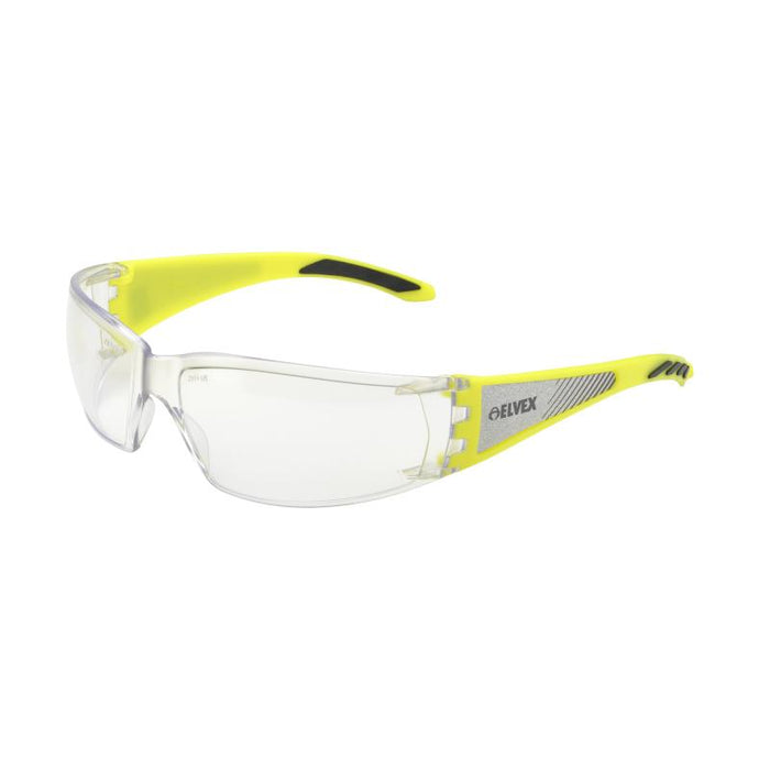 REFLECT-SPECS™ HI-VIZ WITH REFLECTIVE PANELS IN CLEAR