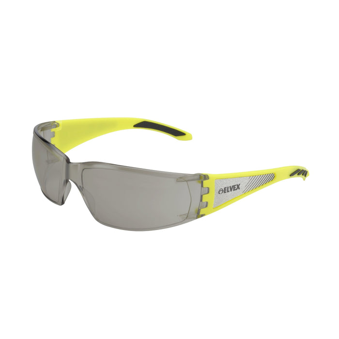 REFLECT-SPECS™ HI-VIZ WITH REFLECTIVE PANELS IN GREY ANTI-FOG