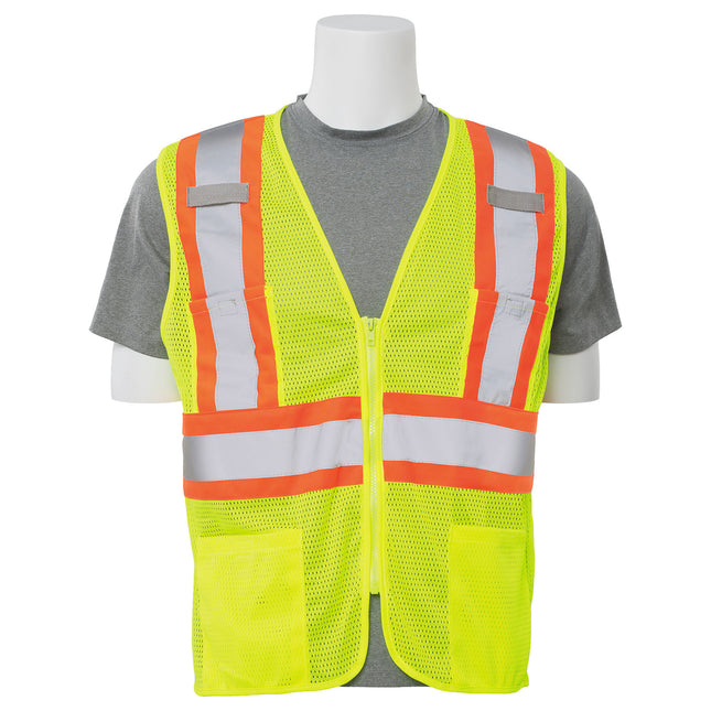 S383P BEST SELLING CLASS 2 MULTI-POCKET MESH VEST