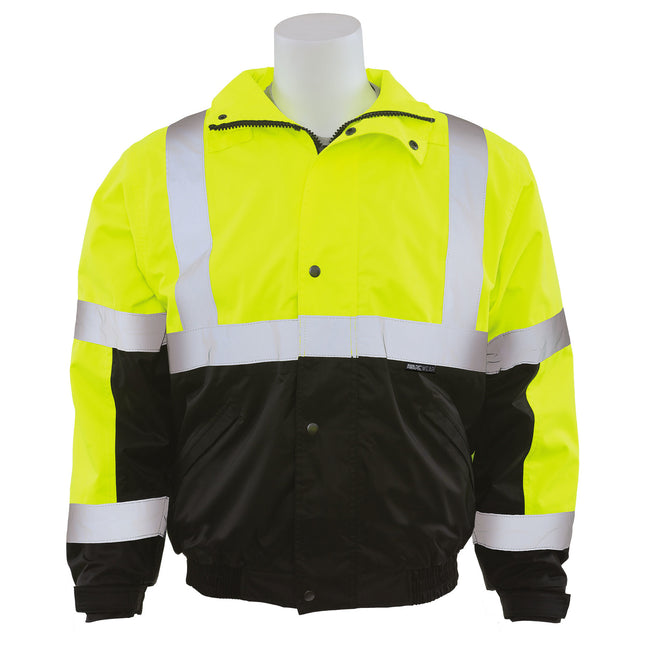 W106 CLASS 3 BLACK BOTTOM BOMBER JACKET