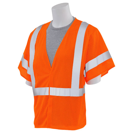 S662 CLASS 3 NO POCKETS MESH VEST